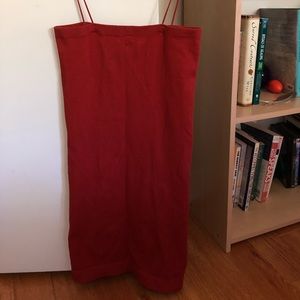Urban Outfitters Ribbed microfibre dress